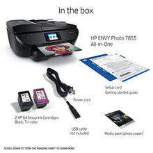 Load image into Gallery viewer, HP ENVY Photo 7855 All in One Photo Printer with Wireless Printing, HP Instant Ink ready, Works with Alexa (K7R96A)
