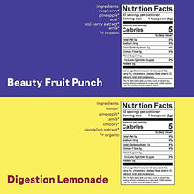 Load image into Gallery viewer, Sunwink Organic Superfood Powder Pack, Digestion Lemonade for Digestion and Gut Support, Beauty Fruit Punch for Glowing Radiant Skin. Plant Based Drink Mix. No Added Sugar (40 Servings)
