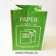 Load image into Gallery viewer, Recycle Bin Separate Recycle Bag Waste Baskets Compartment Container with Inner Frame (3 Bins + 3 Inner Frames) by Happy Sale
