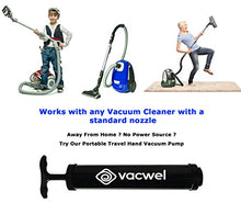 Load image into Gallery viewer, Vacwel Vacuum Storage Bags for Clothes, Ziplock Space Saver Bags (JUMBO + LARGE + MEDIUM size)
