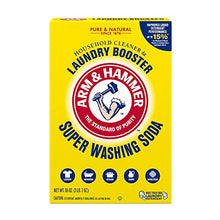 Load image into Gallery viewer, Arm &amp; Hammer Super Washing Soda Detergent Booster &amp; Household Cleaner, 55oz.
