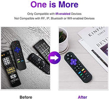 Load image into Gallery viewer, Universal Remote Control for Xbox One, Xbox One S &amp; Xbox One X,Standard IR Remote Control with 7 More Learning Keys to Control TV, Soundbar Receiver All in one (Black)
