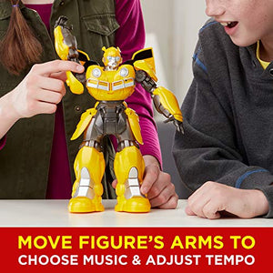 Transformers: Bumblebee Movie Toys, DJ Bumblebee - Singing and Dancing Bumblebee -Toys for Kids 6 and Up, 10-inch
