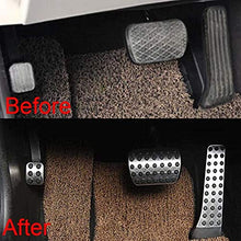 Load image into Gallery viewer, Yokkfine for Mercedes Benz C/E/S/GLK/SLK/CLS/Sl Class Foot Pedal Pads Covers Set Non-Slip Performance Aluminum Auto Accelerator Brake Pedal Car Accessories - Silver（A Set of 3
