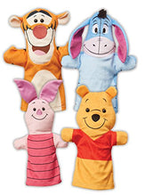 Load image into Gallery viewer, Melissa &amp; Doug Disney Winnie the Pooh Soft &amp; Cuddly Hand Puppets - Winnie The Pooh Toys, Soft Hand Puppets For Kids Ages 2+
