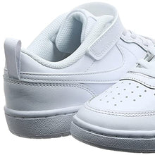 Load image into Gallery viewer, Nike Boy's Court Borough Low 2 (Little Kid) White/White/White 3 Little Kid M
