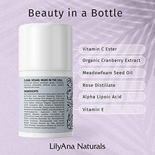 Load image into Gallery viewer, LilyAna Naturals Charcoal Face Scrub 3 Oz and Face Cream 1.7 Oz Bundle - Anti-Aging Facial Exfoliator and Face Cream, Face Moisturizer For Dry Skin, Rose and Pomegranate Extracts - for Women and Men
