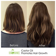 Load image into Gallery viewer, Castor Oil USDA Organic Cold-Pressed (16oz) 100% Pure Hexane-Free Castor Oil - Conditioning &amp; Healing, For Dry Skin, Hair Growth - For Skin, Hair Care, Eyelashes - Caster Oil By Sky Organics
