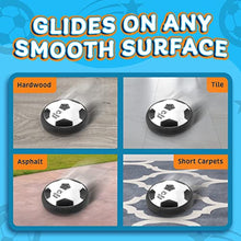 Load image into Gallery viewer, LLMoose Hover Ball for Boys &amp; Girls - 2 LED Light Soccer Balls with Foam Bumpers﻿
