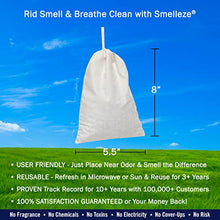 Load image into Gallery viewer, SMELLEZE Dead Animal Smell Eliminator Deodorizer Pouch: Rid dead rat smells, dead animal odors, dead mouse odor &amp; dead rodent smell - even in wall
