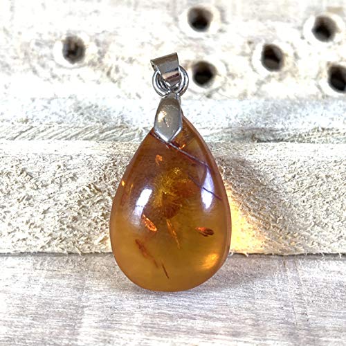 Natural Baltic Amber from poland amber stone | AlAliGems | Sterling Silver Amber Pendant | کهربا كهرمان | Kahraman Amber
