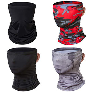 UPF 50+ Ultimate UV Protection Neck Gaiter, Seamless Face Mask Bandanas - Multi-Functional Full-Coverage Tube Bandanas for Fishing and Sports Received Within 3-5 Days