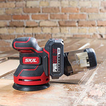 Load image into Gallery viewer, SKIL PWRCore 20 Brushless 20V 5-Inch Random Orbital Sander, Includes 2.0Ah Lithium Battery and PWRJump Charger - SR660302
