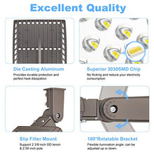 Load image into Gallery viewer, LED Parking Lot Lights 320W, DLC/UL 44800LM 5000K LED Shoebox Street Pole Lights[1000W HID/HPS Replacement] Outdoor IP65 Waterproof 110V 120V Commercial Area Road Lighting Slip Fitter
