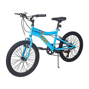 COEWSKE 20 Inch Kids Bike Enjoy-Style Children's Variable Speed Mountain Bike Sports Cycling 1 Speed & 6 Speed with Kickstand Fit for 6-10 Years Old Or 49-60 Inch Tall Kids (6-Speed Sky Blue)