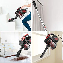 Load image into Gallery viewer, INSE Vacuum Cleaner Corded 18KPA Suction Stick Vacuum Cleaner with 600W Motor Multipurpose 3 in 1 Handheld Corded Vacuum Cleaner I5 Red
