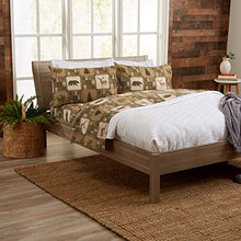 Load image into Gallery viewer, Great Bay Home 4-Piece Lodge Printed Ultra-Soft Microfiber Sheet Set. Beautiful Patterns Drawn from Nature, Comfortable, All-Season Bed Sheets. (Queen, Stonehurst)
