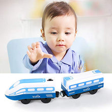 Load image into Gallery viewer, ZONXIE Magnetic Battery Operated Action Train Powerful Engine Bullet Train Toys Car for Toddlers Compatible with Thomas Brio Tracks
