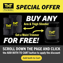 Load image into Gallery viewer, Arm Trimmers &amp; Thigh Trimmer for Women &amp; Men for Arm Slimming - Arm Slimmers &amp; Thigh Sweat Bands for Women - Arm and Thigh Trimmers for Weight Loss - Sweat Belt &amp; Body Wraps for Weight Loss
