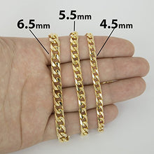 Load image into Gallery viewer, Men&#39;s Solid 14k Yellow Gold 4.5 Millimeters Heavy Miami Cuban Link Chain Necklace, 20 Inches
