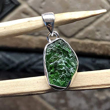 Load image into Gallery viewer, Natural Chrome Diopside 925 Sterling Silver Pendant 30mm

