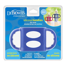 Load image into Gallery viewer, Dr. Brown&#39;s 100% Silicone Standard-Neck Baby Bottle Handle, Blue
