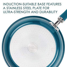 Load image into Gallery viewer, Rachael Ray Create Delicious Nonstick Wok/Stir Fry Pan/Wok Pan - 14.25 Inch, Teal Blue Shimmer
