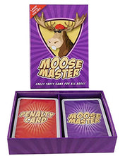 Load image into Gallery viewer, MOOSE MASTER - A Hilarious Party Card Game – Easy Set Up - Will Have Everyone Laughing from The Start - for Fun People Looking for a Hilarious Night in A Box – Laugh Until You Cry Fun
