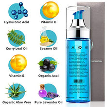 Load image into Gallery viewer, Onsen Japanese Aloe Vera Face Wash - Premium Nightly Facial Cleanser for Makeup Removal, Heals Dry &amp; Sensitive Skin, Hyaluronic Acid, Curry Leaf Oil, Vitamin C &amp; E, Gel Cleanser - 5.6 fl oz/165 ml
