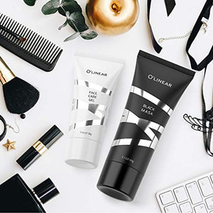 Black Charcoal Mask Blackhead Remover - Face Peel Off Mask With Natural Activated Organic Bamboo Charcoal - Deep Cleansing Pore Blackhead Removal - Purifying Face Mask & Face Care Gel for Women & Men