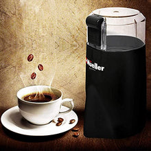 Load image into Gallery viewer, Mueller HyperGrind Precision Electric Spice/Coffee Grinder Mill with Large Grinding Capacity and HD Motor also for Spices, Herbs, Nuts, Grains, Black
