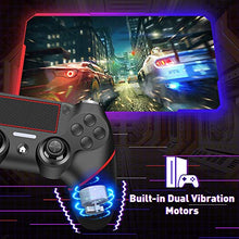 Load image into Gallery viewer, Wireless Controller for Playstation 4 /Pro/Slim/PC RegeMoudal PS4 Controller Built-in Double Motor Vibration and Audio Function with Touchpad and Anti-Slip Grip
