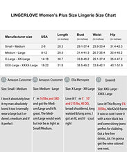 Load image into Gallery viewer, LINGERLOVE Womens Plus Size Sexy Lingerie Chemise Floral Lace Babydoll See Through Bodysuit Lingerie (Red, 1XL-2XL)
