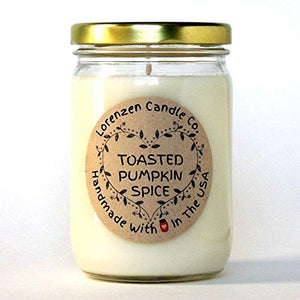 Toasted Pumpkin Spice Soy Candle, 12oz