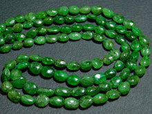 Load image into Gallery viewer, BEADS GEMSTONE AA-Tsavorite Garnet Smooth Oval Nuggets- 14 Inch Long Strand -Stones measure- 5-7mm Code-HIGH-7748
