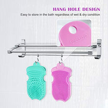 Load image into Gallery viewer, Exfoliating Silicone Body Scrubber - Shower Body Brush with Two Sides - Body Exfoliator Brush for Massage and Foam
