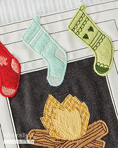 Kimberbell Home for The Holidays: 8 Curated Machine Embroidery Design Projects on USB, Step-by-Step Instructions for Beginner to Advanced, Variety of Techniques, Hoop Sizes: 5x7, 6x10, 8x12, 9x14