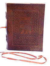 Load image into Gallery viewer, QualityArt Handmade Distressed Leather Journal Indiana Jones Diary Sketchbook 8 x 6 Christmas Gifts

