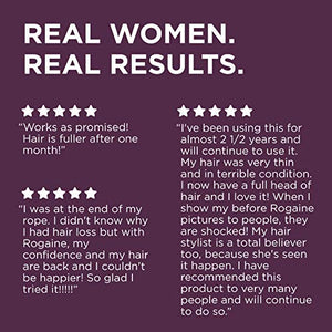 Women's Rogaine 5% Minoxidil Foam for Hair Thinning and Loss, Topical Treatment for Women's Hair Regrowth, 2-Month Supply