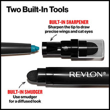 Load image into Gallery viewer, Pencil Eyeliner by Revlon, ColorStay Eye Makeup with Built-in Sharpener, Waterproof, Smudgeproof, Longwearing with Ultra-Fine Tip, Black Brown, 0.01 Oz
