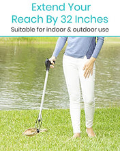Load image into Gallery viewer, Vive Suction Cup Reacher Grabber - 32" Heavy Duty Mobility Grip Hand Aid - Handle Tool Light Bulb Remover, iPad Pickup, Long Handled Trash Litter Picker, Garbage Garden Nabber Extender - Handicap Arm
