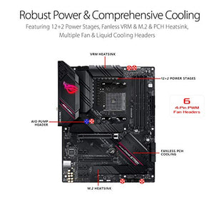 ASUS ROG Strix B550-F Gaming (WiFi 6) AMD AM4 Zen 3 Ryzen 5000 & 3rd Gen Ryzen ATX Gaming Motherboard (PCIe 4.0, 2.5Gb LAN, BIOS Flashback, HDMI 2.1, Addressable Gen 2 RGB Header and Aura Sync)