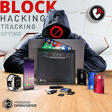 Load image into Gallery viewer, Mission Darkness Non-Window Faraday Bag for Phones // Device Shielding for Law Enforcement, Military, Executive Privacy, Travel &amp; Data Security, Anti-Hacking &amp; Anti-Tracking Assurance
