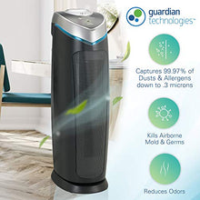 Load image into Gallery viewer, Germ Guardian True HEPA Filter Air Purifier with UV Light Sanitizer, Eliminates Germs, Filters Allergies, Pollen, Smoke, Dust Pet Dander, Mold Odors, Quiet 22 inch 4-in-1 Air Purifier for Home AC4825E
