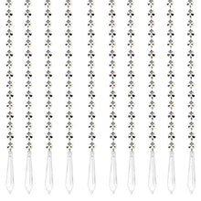 Load image into Gallery viewer, Fushing 10Pcs 1ft Chandelier Icicle Crystal Prisms Pendant Drop Bead Curtain (Style 1)
