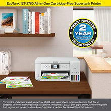 Load image into Gallery viewer, Epson EcoTank ET-2760 Wireless Color All-in-One Cartridge-Free Supertank Printer with Scanner and Copier
