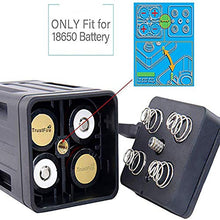 Load image into Gallery viewer, 8.4V 18650 Battery Pack Box, high-end Waterproof Battery Box with USB/DC Cable Dual Interface, can Charge Bicycle Lights
