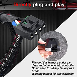 RED WOLF Brake Control Wiring Adapter Harness Plug Connector for 2014-2020 GM Chevy Silverado GMC Cadillac Escalade Hook Towing Hitch Trailer RV
