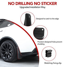 Load image into Gallery viewer, BASENOR Tesla Model Y Mud Flaps Splash Guards (Set of Four) No Need to Drill Holes
