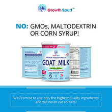 Load image into Gallery viewer, Goat Milk Toddler Formula – Growth Spurt Powdered Goat's Milk Toddler Formula – Lactoferrin, 2'-FL HMO, Prebiotics, Probiotics, Iron, DHA &amp; ARA, Immune Support, Non GMO Infant Transition (6 Pack)
